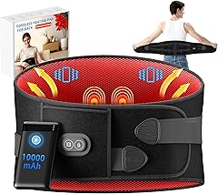 Heating Pad for Back - Lower Back Massager with 3 Heat 3 Vibration, 10000mAh Portable Heating Pad for Back Pain Relief, Gifts