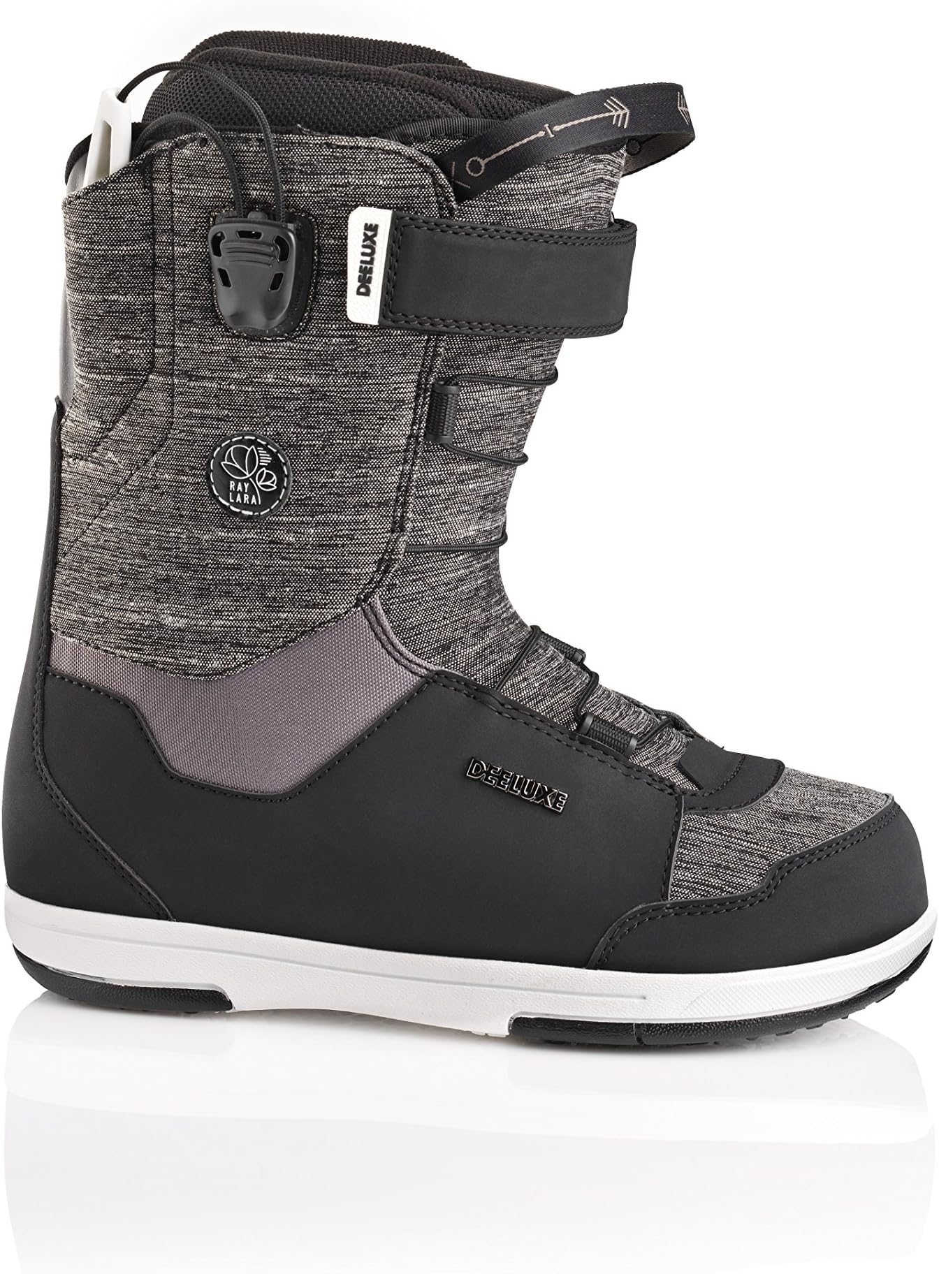 DEELUXE Snowboarding Ray Lara CF Snowboard Boots, Black, Size 28.0