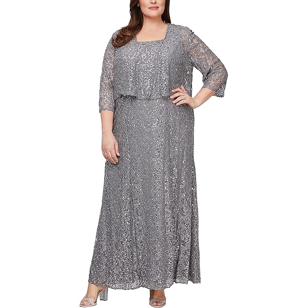 Amazon.com: Alex Evenings womens Plus-size Long With Scalloped Trim Special Occasion Dress, Wedgewood, 14 Plus : Clothing, Shoes & Jewelry Amazon.com: Alex Evenings womens Plus-size Long With Scalloped Trim Special Occasion Dress, Wedgewood, 14 Plus : Clothing, Shoes & Jewelry