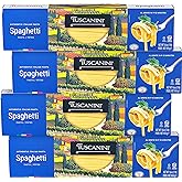 Tuscanini Authentic Italian Spaghetti Pasta Noodles, 16oz (4 Pack) Made with Premium Durum Wheat
