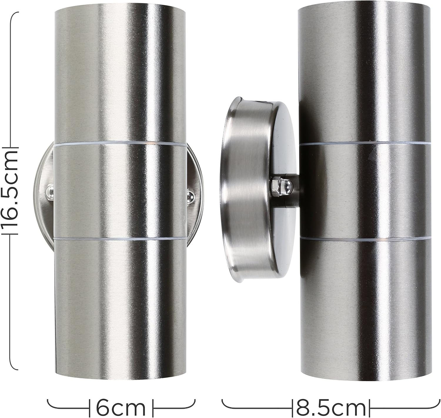 Modern Stainless Steel Outdoor Garden Up/Down Security Wall Light ...