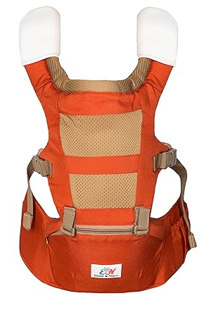 Emma & Noah Babytrage, ergonomisch für Kind und Eltern, 3-in-1 Trage, empfohlen von 6-36 Monate, Rot, Kindertrage, Baby-Trage