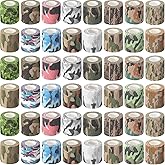 Treela 48 Pack Self Adhesive Wrap Bandage Bulk, 2 Inches x 5 Yards Self Adherent Cohesive Bandage Elastic Athletic Tape Breathable Wound Tape for Stretch Athletic Sports Wrist Ankle(Multi Camo)