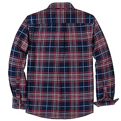 Dubinik®Mens Flannel Shirts Long Sleeve Flannel