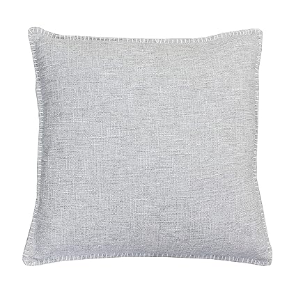 Thro By Marlo Lorenz Throw Pillows Faux Linen Light Gray Amazon