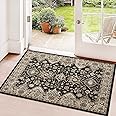 TOPRUUG Washable Runner Rug 2x3 Entryway Rug Door Mat Non Slip Runner Rugs with Rubber Backing Soft Kitchen Runner Rug Farmhouse Distressed Carpet Runner for Living Room Bedroom Bathroom