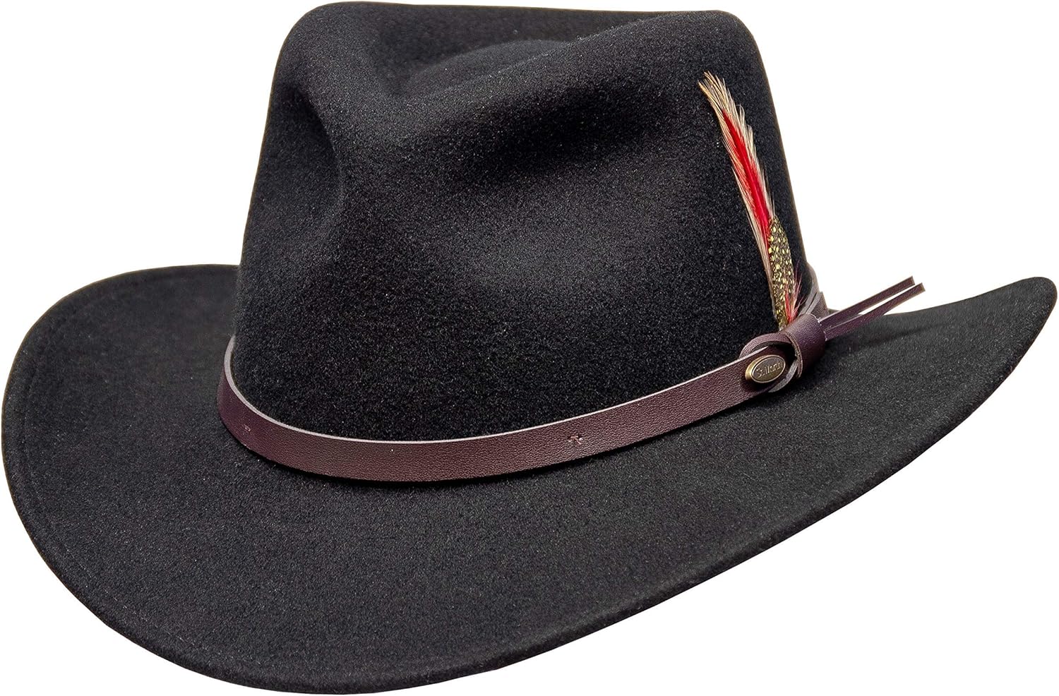 Saint Martin Crushable Wool Felt Outback Hat At Amazon Men S