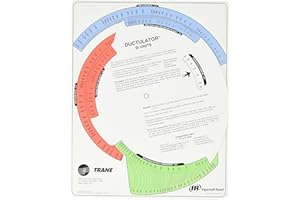 Trane TD1 Ductulator with Sleeve, Duct Sizing Calculator