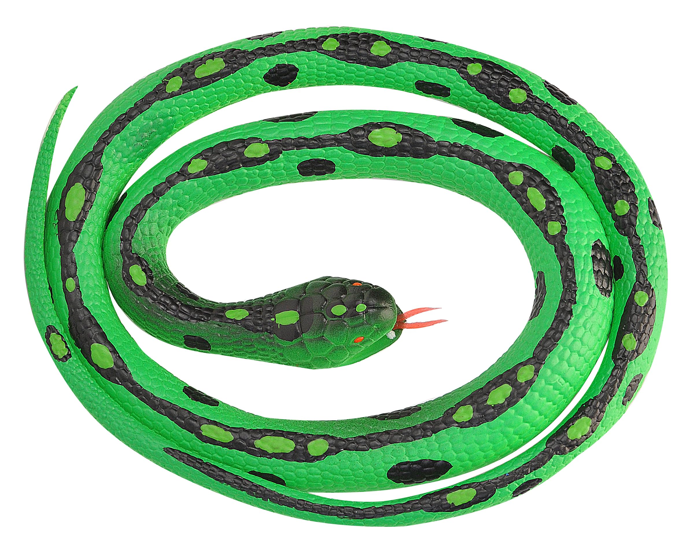 WILD REPUBLIC 20771 Rubber Snake, Green, 117 cm