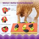 Catstages Nina Ottosson Melon Madness Puzzle & Play Interactive Cat Treat Puzzle view 3