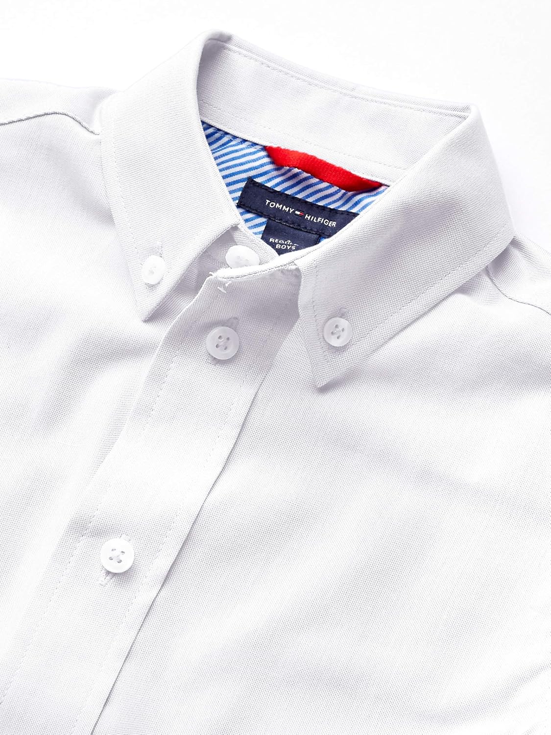 Tommy Hilfiger Long Sleeve Pinpoint Boys Oxford Shirt