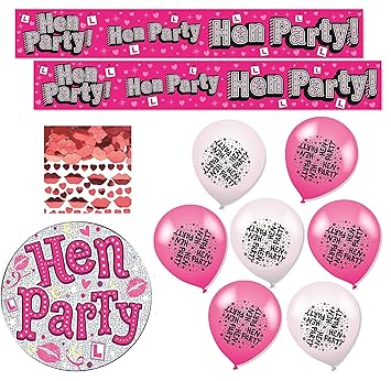 Expression Factory Hen Party Decorations Pack Amazon Co Uk