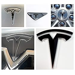 Logo Decal Wrap for Tesla Model S, Nosecone, 14-pc
