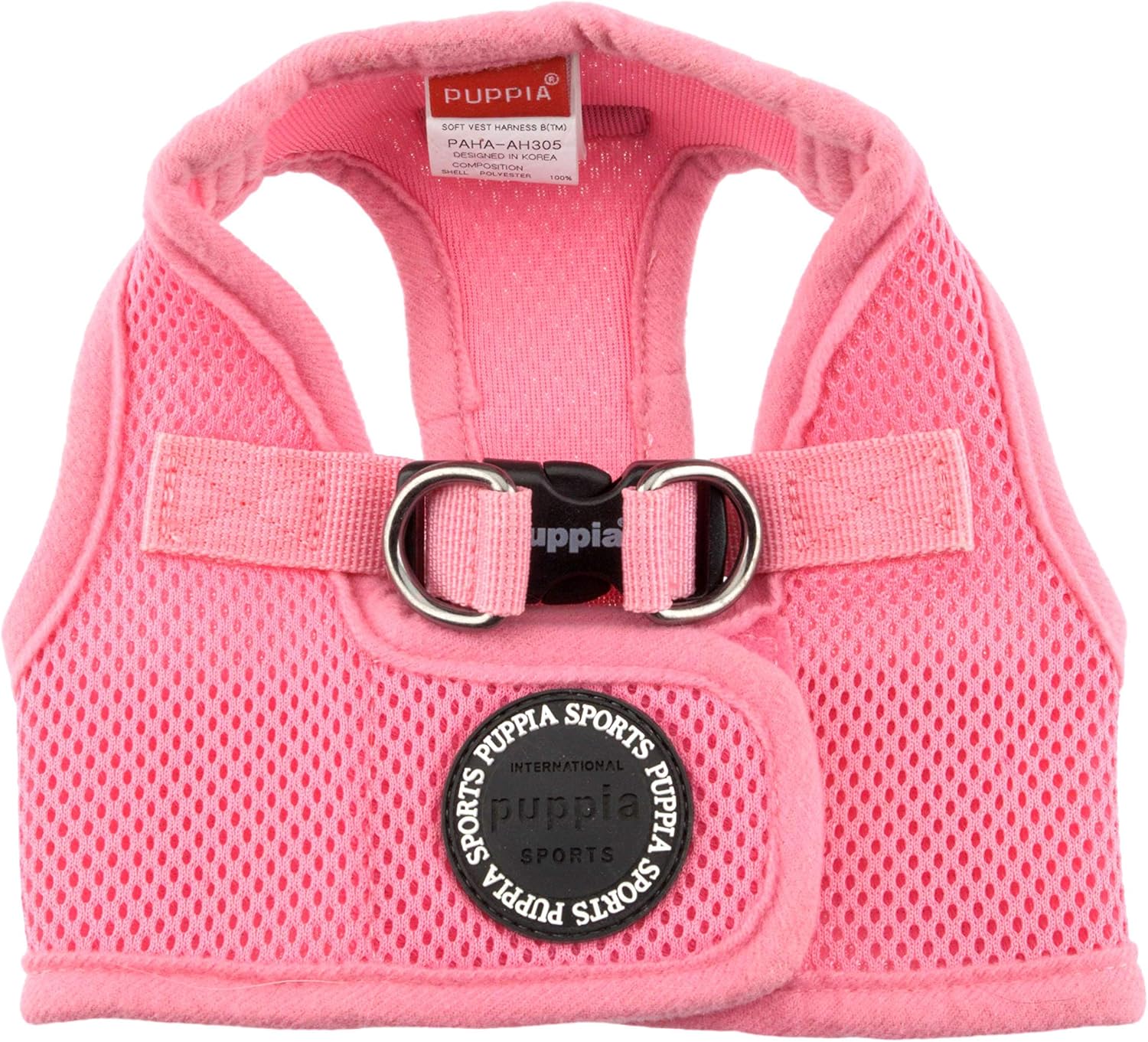Puppia Soft Vest Harness, M, Pink