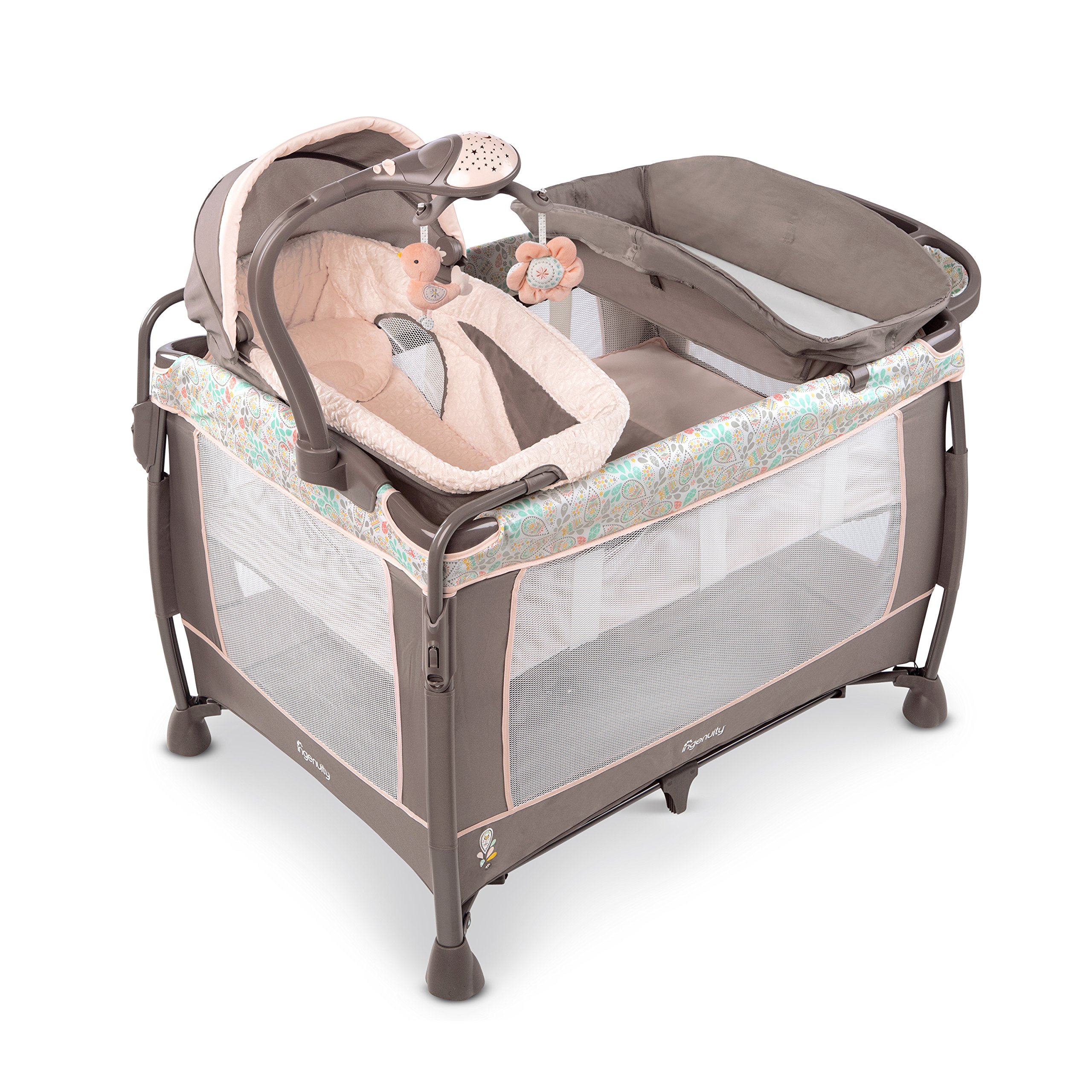 Ingenuity Soothe Me Softly Washable Playard Piper on Galleon Philippines