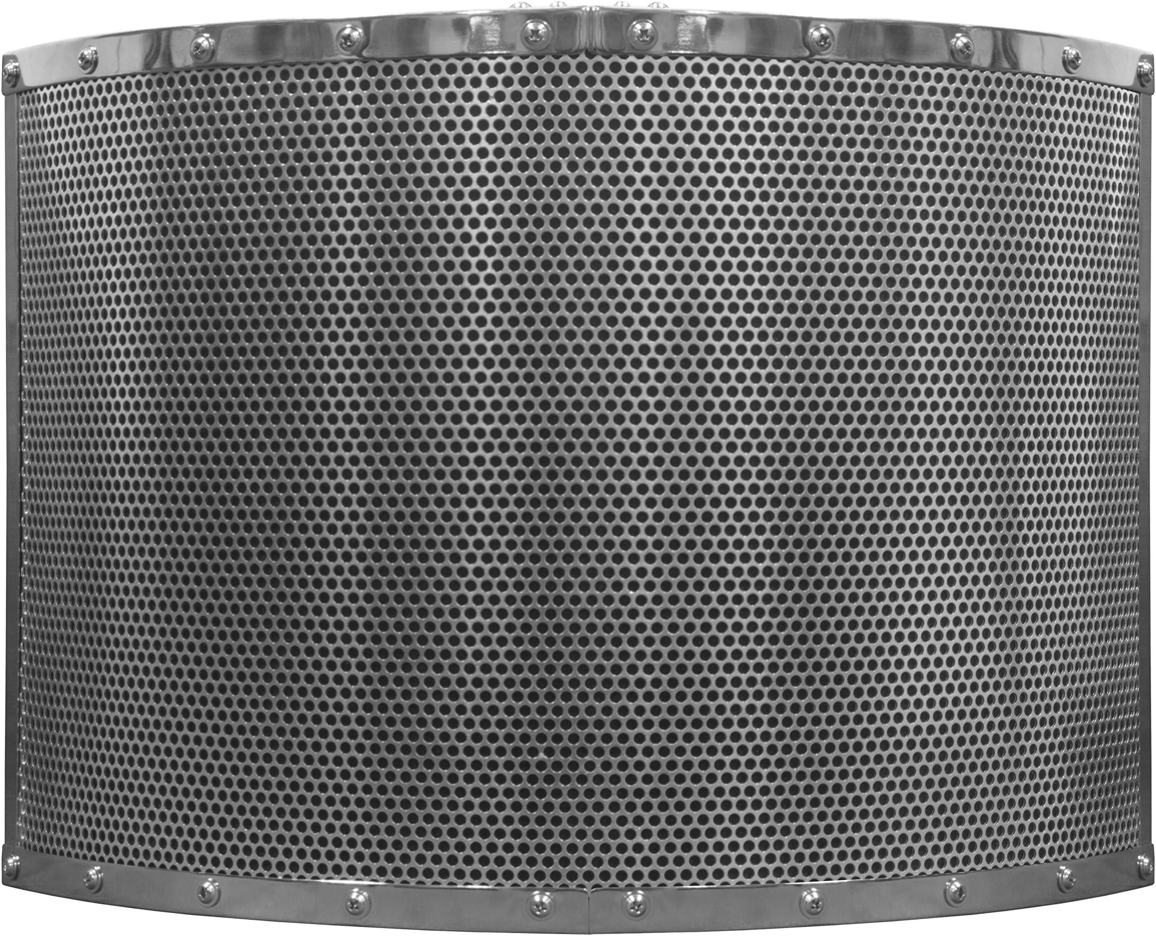 SKP Pro AudioRF-30 Studio Microphone Reflection Filter Isolation Shield Absorber Filter Vocal Isolation Booth with Lightweight Aluminum Panel, Thick Soundproofing Foams for Mic Stand