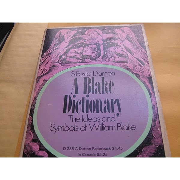 希少　A Blake Dictionary by S. Foster Damon A Blake Dictionary: The Ideas and Symbols of William Blake by S