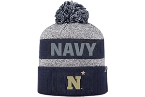 Top of the World NCAA Arctic Striped Cuffed Knit Pom Beanie Hat