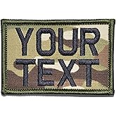 Tactical Gear Junkie 2x3 Patch - Multicam - 1 Piece - Rectangular - Customizable Text Patch - Patch