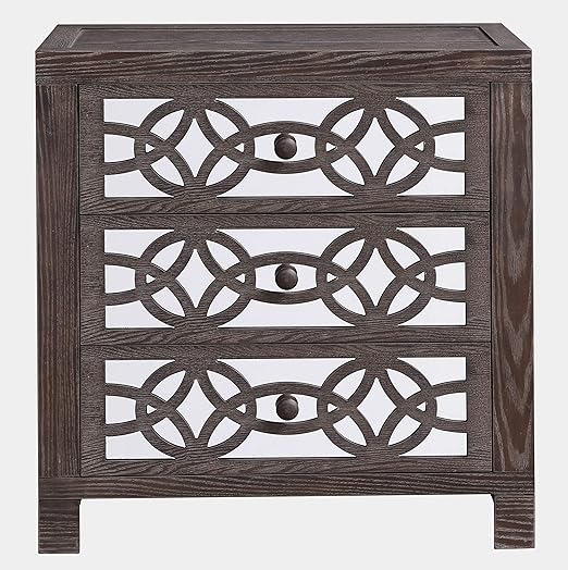 Amazon Com River Of Goods Drawer Chest Glam Slam 3 Drawer