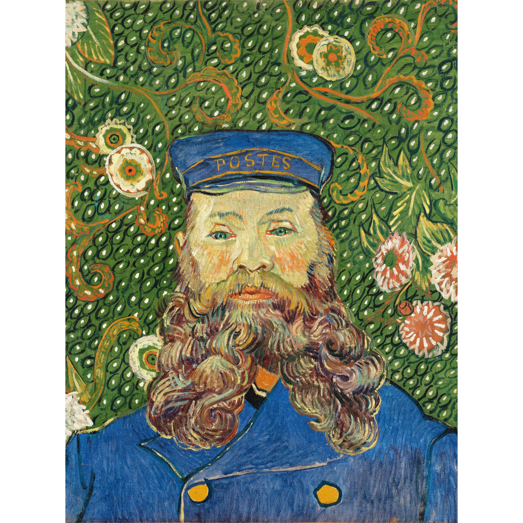 Vincent Van Gogh Portrait De Joseph Roulin Large Wall Art Print Canvas Premium Poster Mural