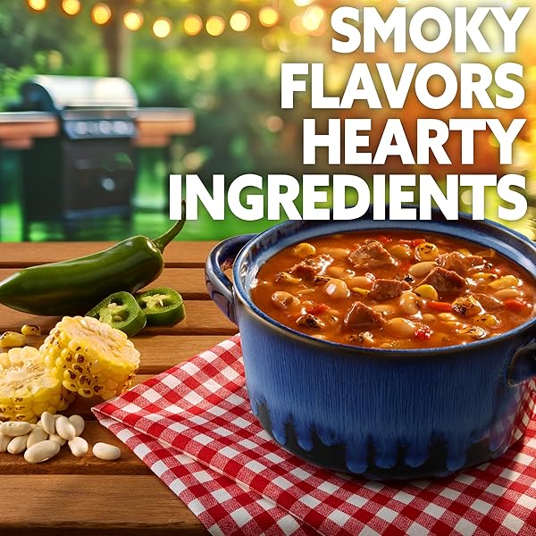 PROGRESSO PITMASTER STEAKHOUSE STYLE STEAK AND BEAN, GLUTEN FREE, CANNED SOUP, 18.5 OZ