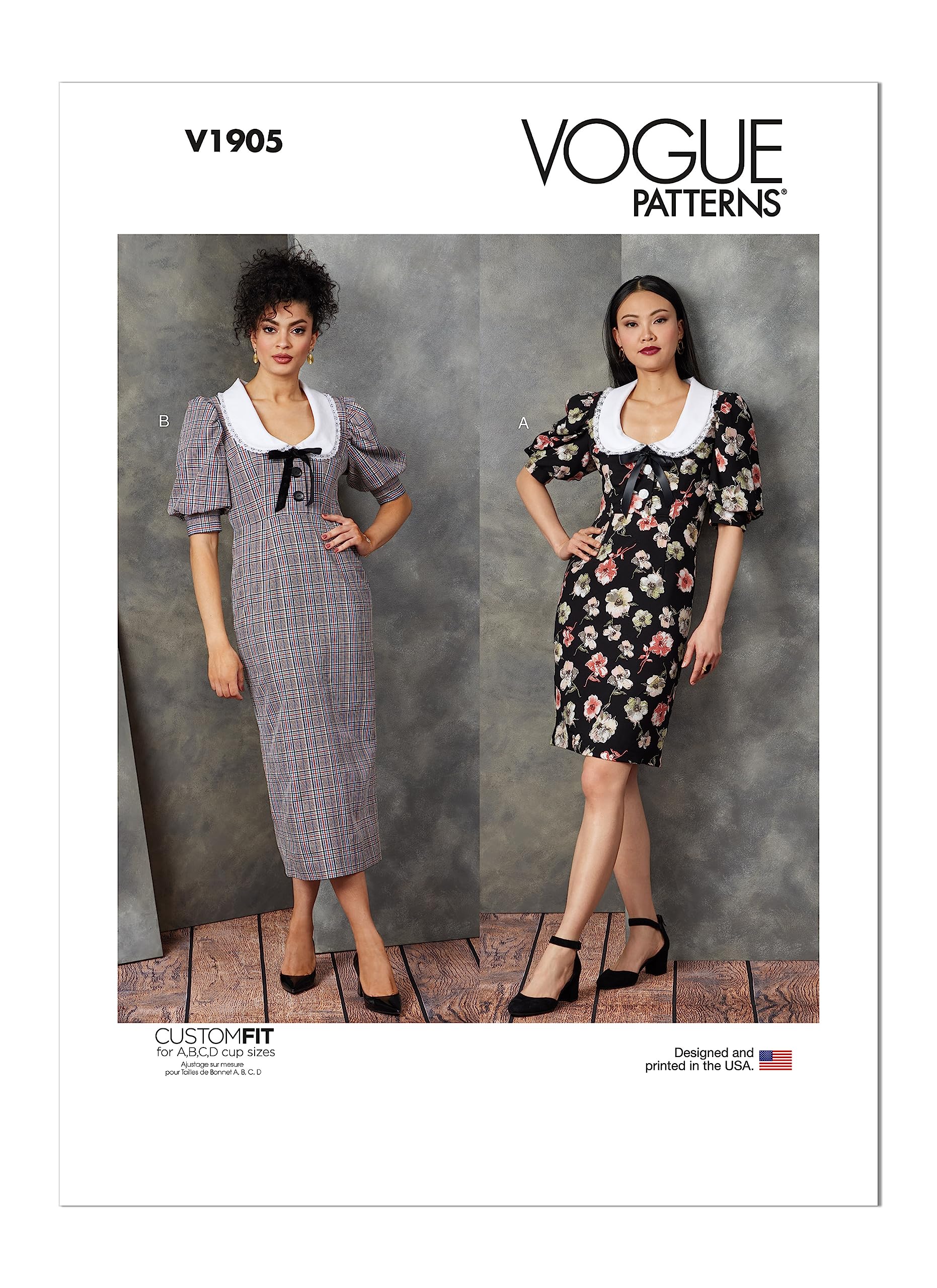 Vogue Patterns V1905B5 Misses Dress B5 (8-10-12-14-16)