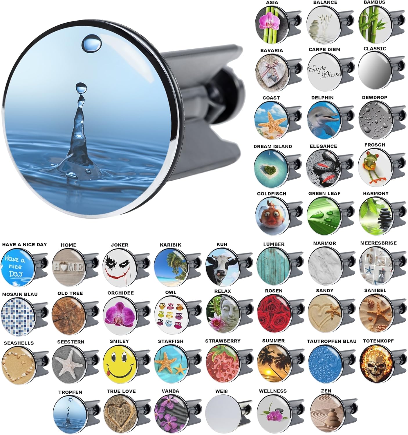 Waschbeckenstöpsel Tropfen, viele schöne Waschbeckenstöpsel zur Auswahl