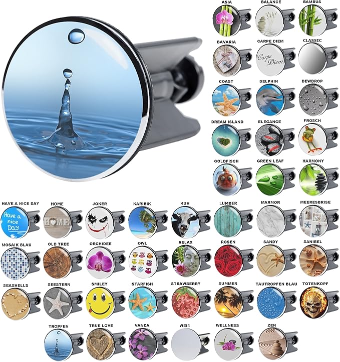 Waschbeckenstöpsel Tropfen, viele schöne Waschbeckenstöpsel zur Auswahl