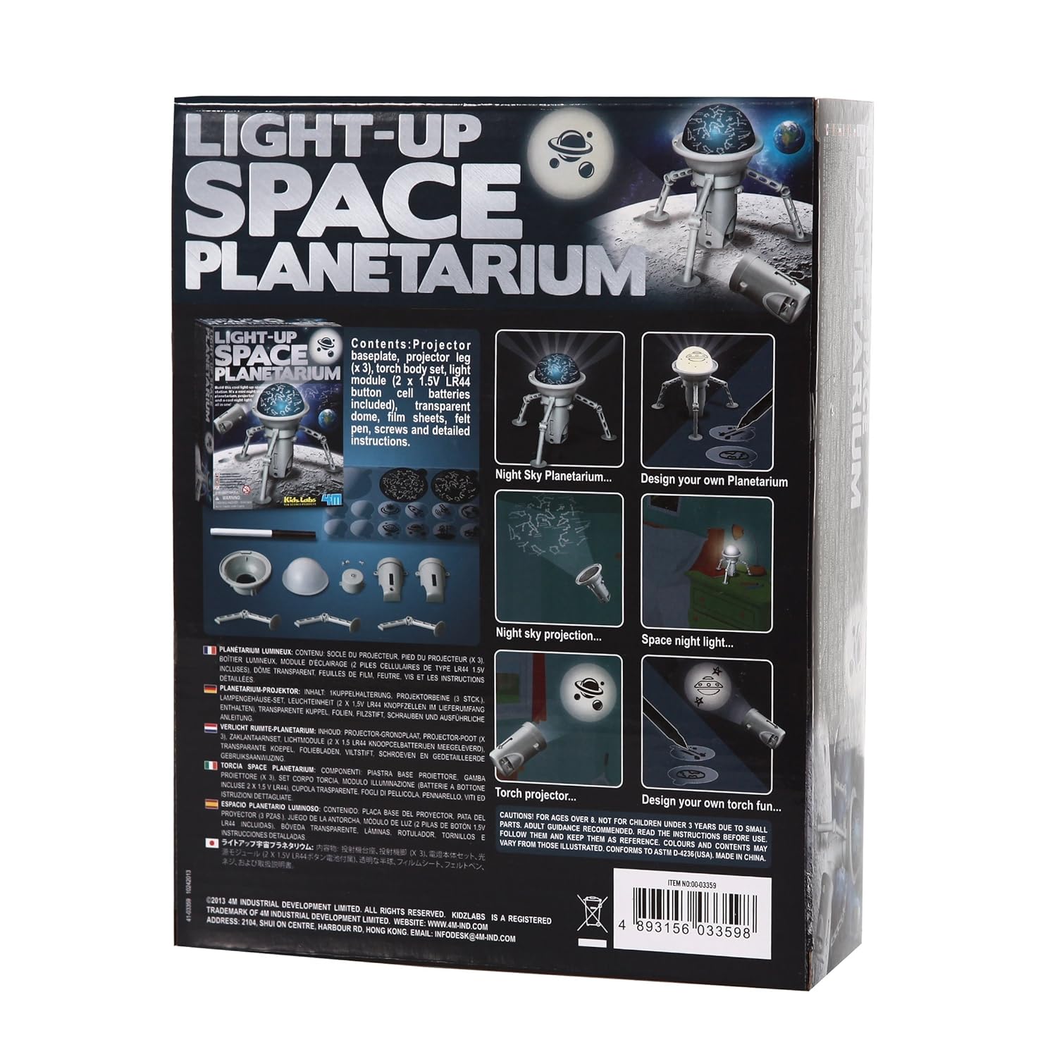 DIY espacio planetario luz nocturna por la educación lámparas ...