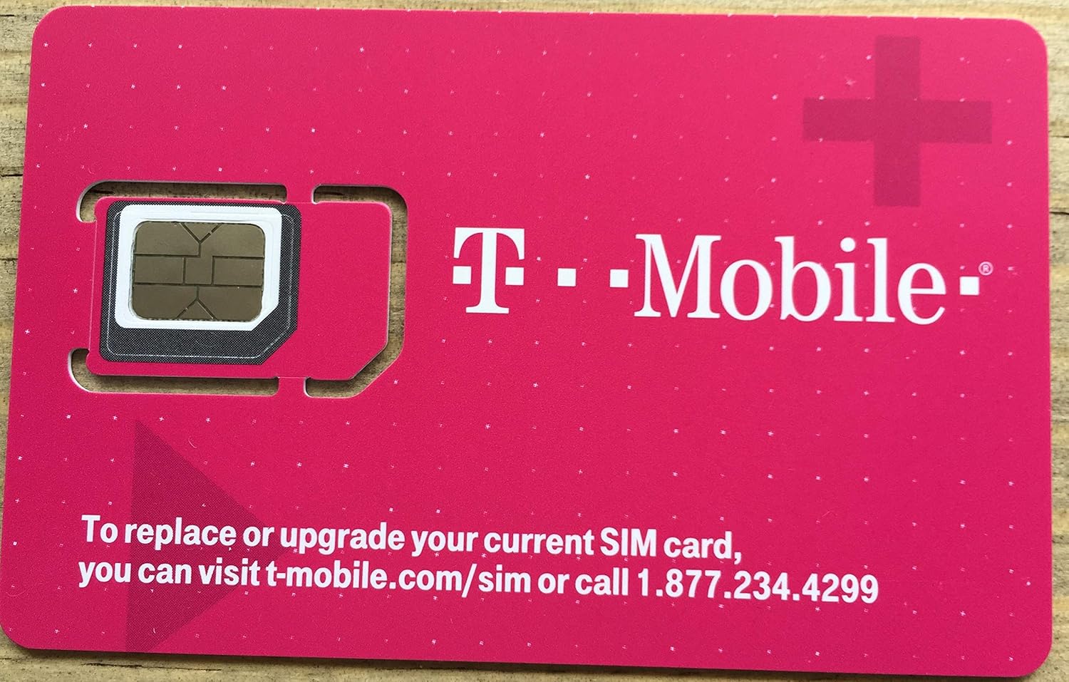 (2 Pack) Authentic Official T-Mobile SIM Card Micro/Nano/Standard GSM 4G/3G/2G LTE Prepaid/Postpaid Starter Kit Unactivated Talk Text Data & Hotspot