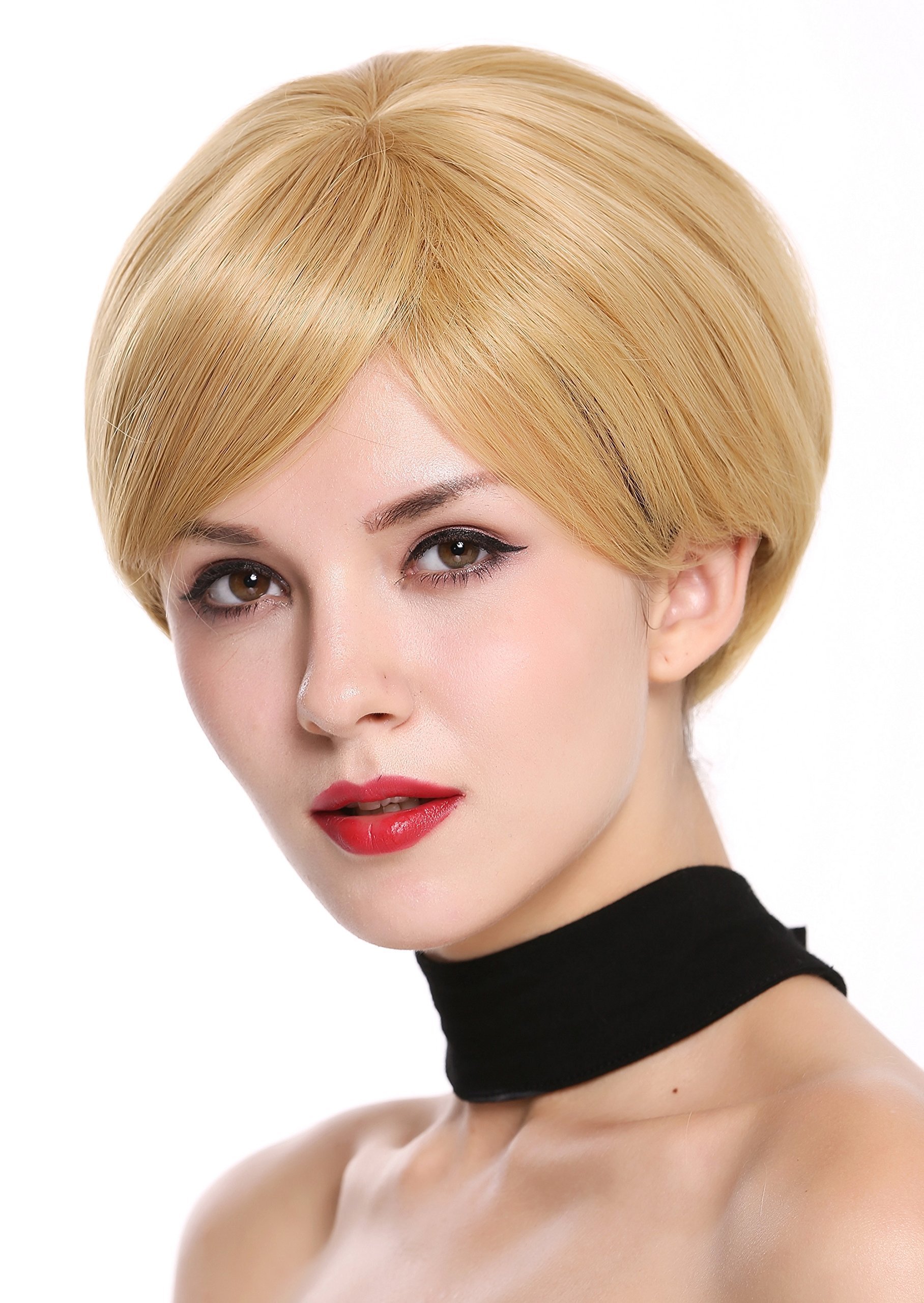WIG ME UP - Z2003-8627 Lady Quality Wig short pert parting blond caramel blond mix
