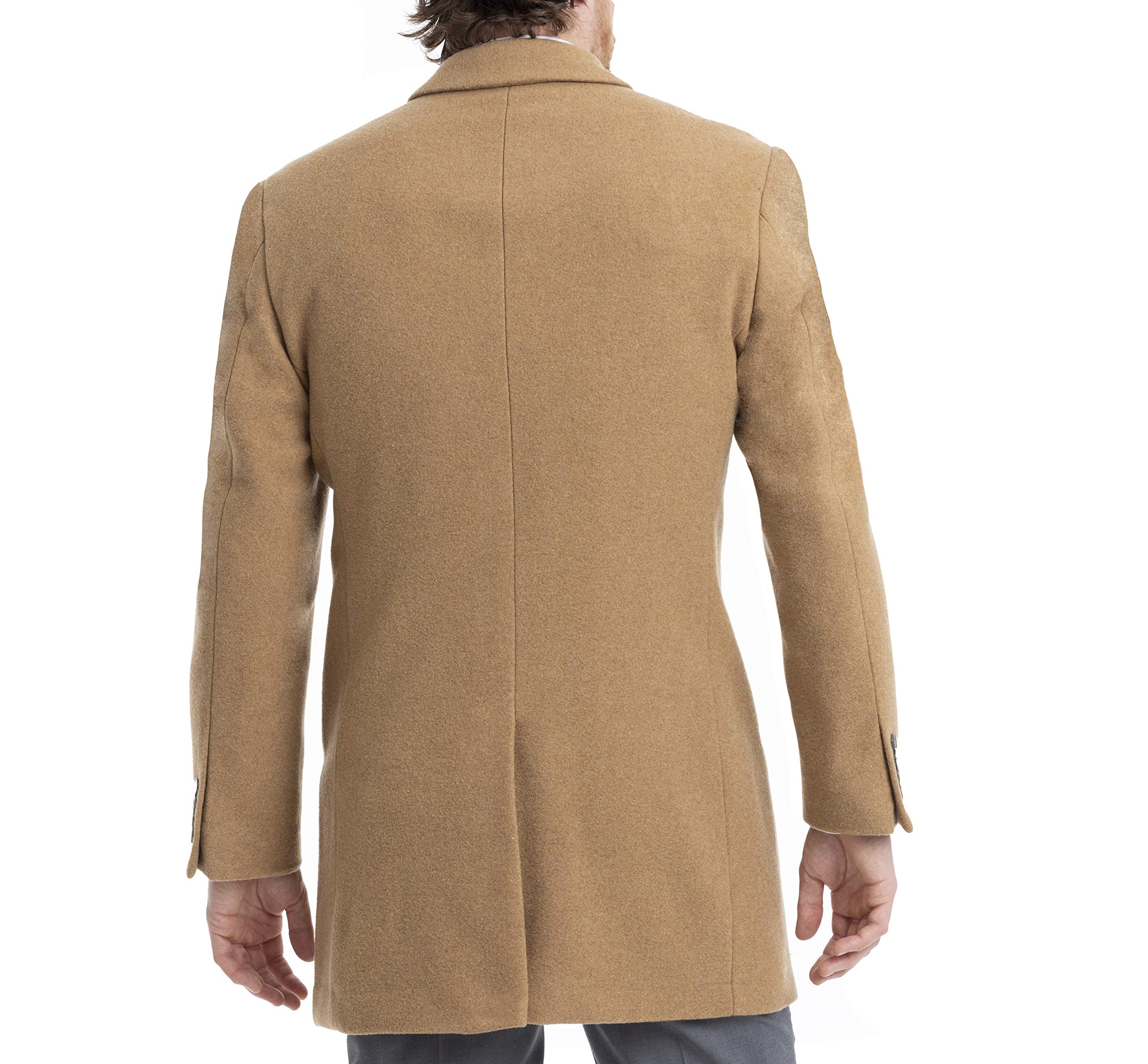 calvin klein mens camel coat