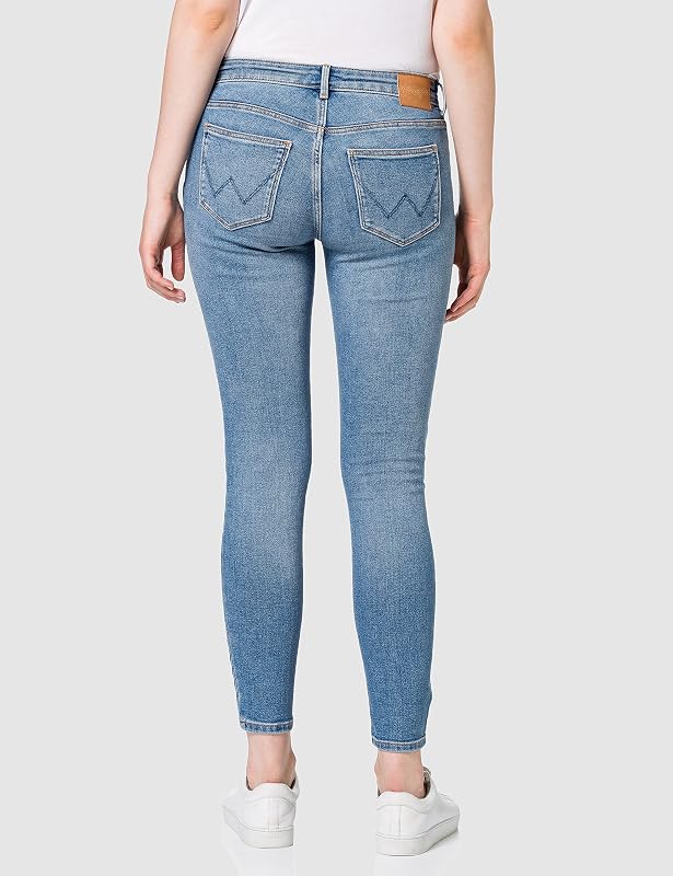 Femme Airblue Skinny, Bleu Ciel, 40W x 32L