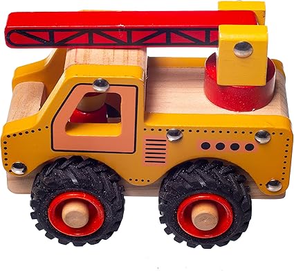 wooden crane truck