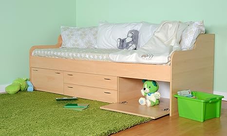 Mrsflatpack Halstead Midi Cabin Bed M2440b Beech Amazon Co Uk