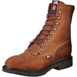 Justin Original Work Boots Men's Worker II Waterproof 8" Steel Toe Boot - EH Rated, J-Flex Comfort - View #9