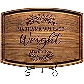 Personalized Cutting Board – Custom Engraved Wood Charcuterie Board – Unique Wedding & Engagement Gift for Couples – Bridal Shower, Anniversary & Housewarming Gift for Family