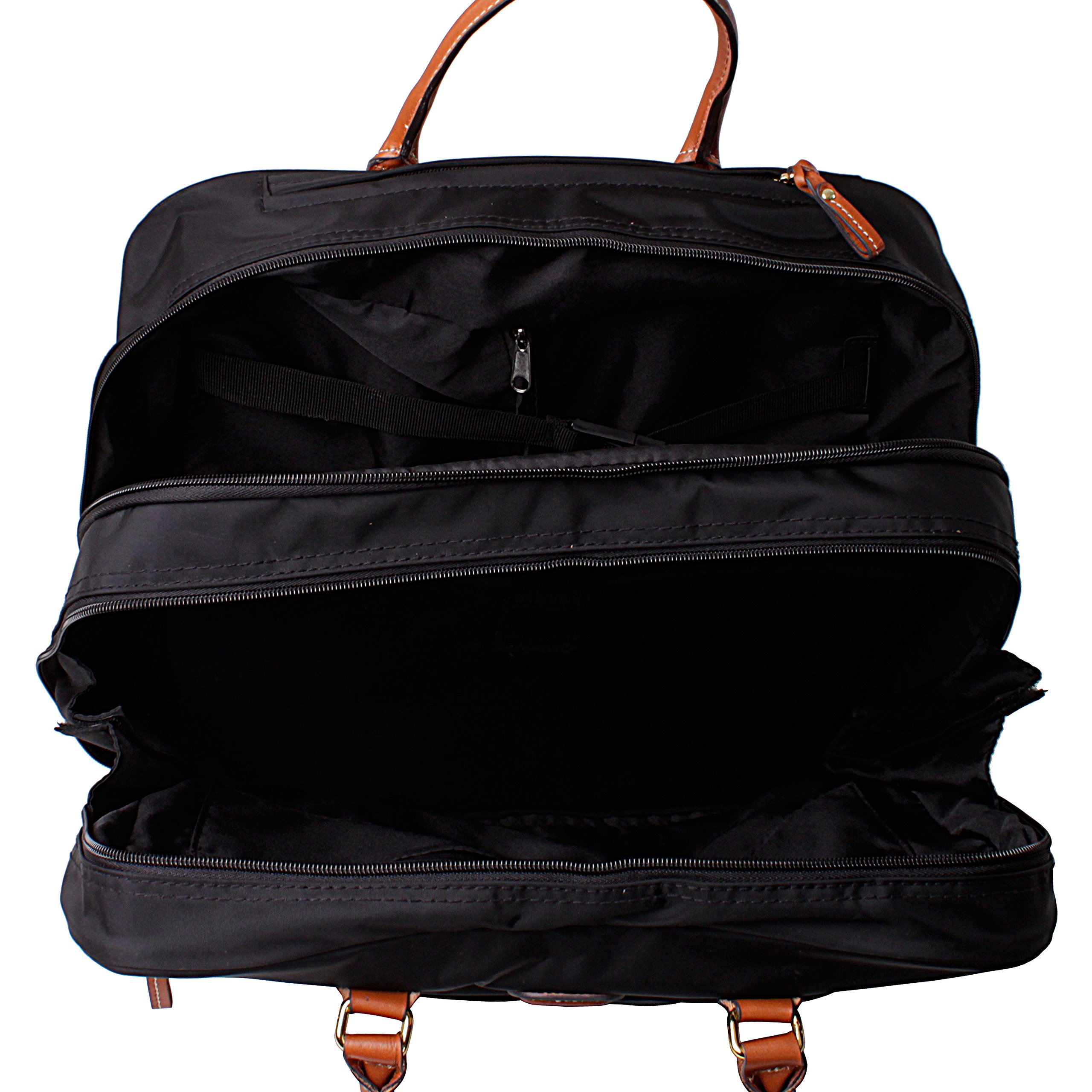 Bric's X-Bag/X-Travel 2.0 - Pilot Bag - Rolling Carry On Luggage - Business - 14 x 15.5-Inch Luggage Laptop Bag, Black