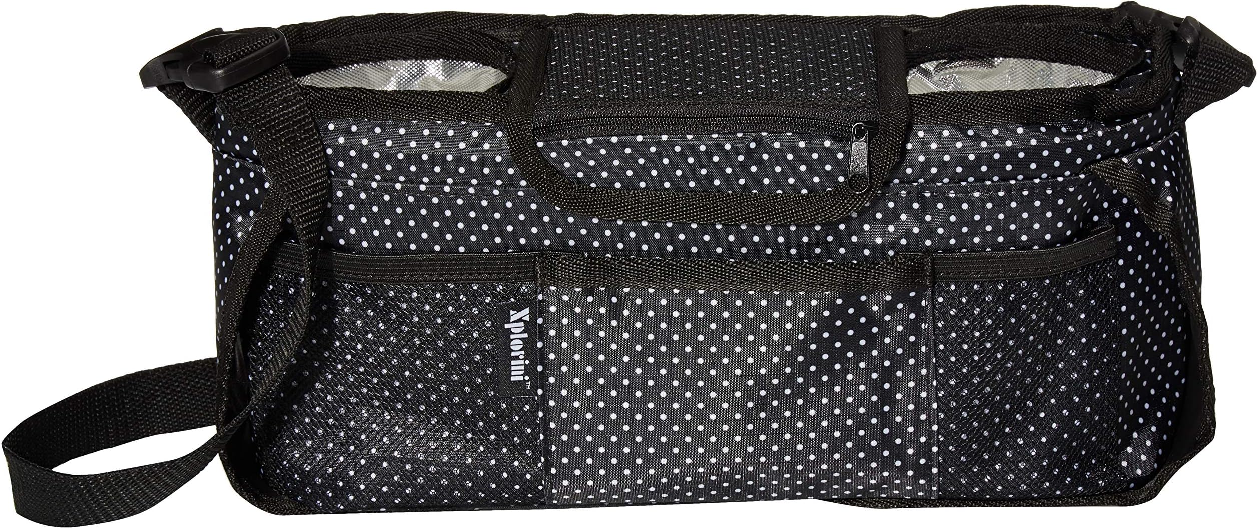 Universal Stroller Organizer with Insulated Cup Holders Baby Jogger Organizer Parent Console