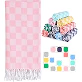 Travel Vacation Essentials Turkish Beach Towel Bath Towels Quick Dry Sand Free Oversized Bath Pool Swim Extra Large XL Blanket Adult Travel Cruise Accessories Must Haves Clearance Stuff Necessities