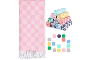 ANTFUNY Travel Vacation Essentials Turkish Beach Towel Bath Towels Quick Dry Sand Free Oversized Bath Pool Swim Extra Large XL Blanket Adult Travel Cruise Accessories Must Haves Clearance Stuff Necessities