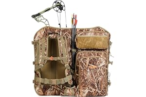 NEW VIEW Camo Bow Hunting Backpack for Men and Women, Saddle Hunting Back Pack with Bow Holder, Elk and Deer Hunting Bag