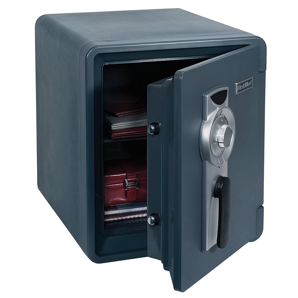 First Alert 2087F Waterproof 1 Hour Fire Safe with Combination Lock, 0.