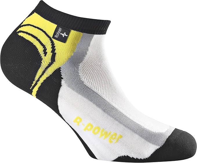 socks with l and r on them