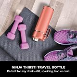 Ninja Thirsti 530 ml Water Bottle Leak-Proof Triple Insulated Coral view 2