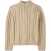 Gymboree Baby-Girls and Toddler Quarter Button Cable Knit Pullover Sweater