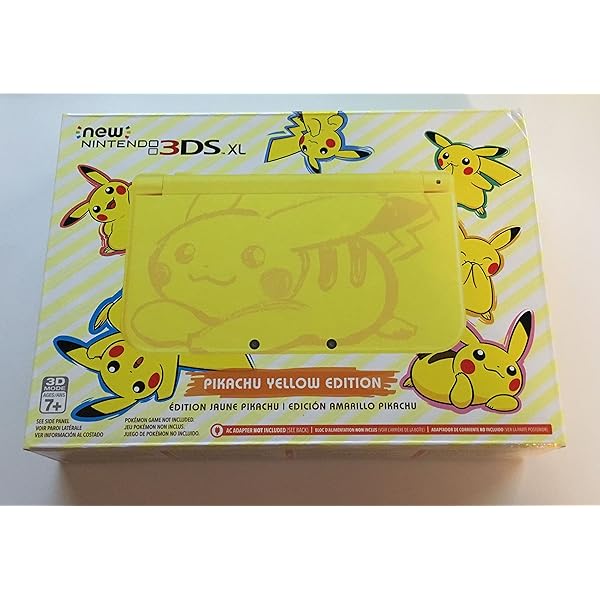Amazon.com: Nintendo Pikachu Yellow Edition New Nintendo 3DS XL