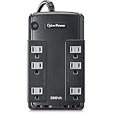 CyberPower CP350SLG Standby UPS System, 350VA/255W, 6 Outlets, Compact