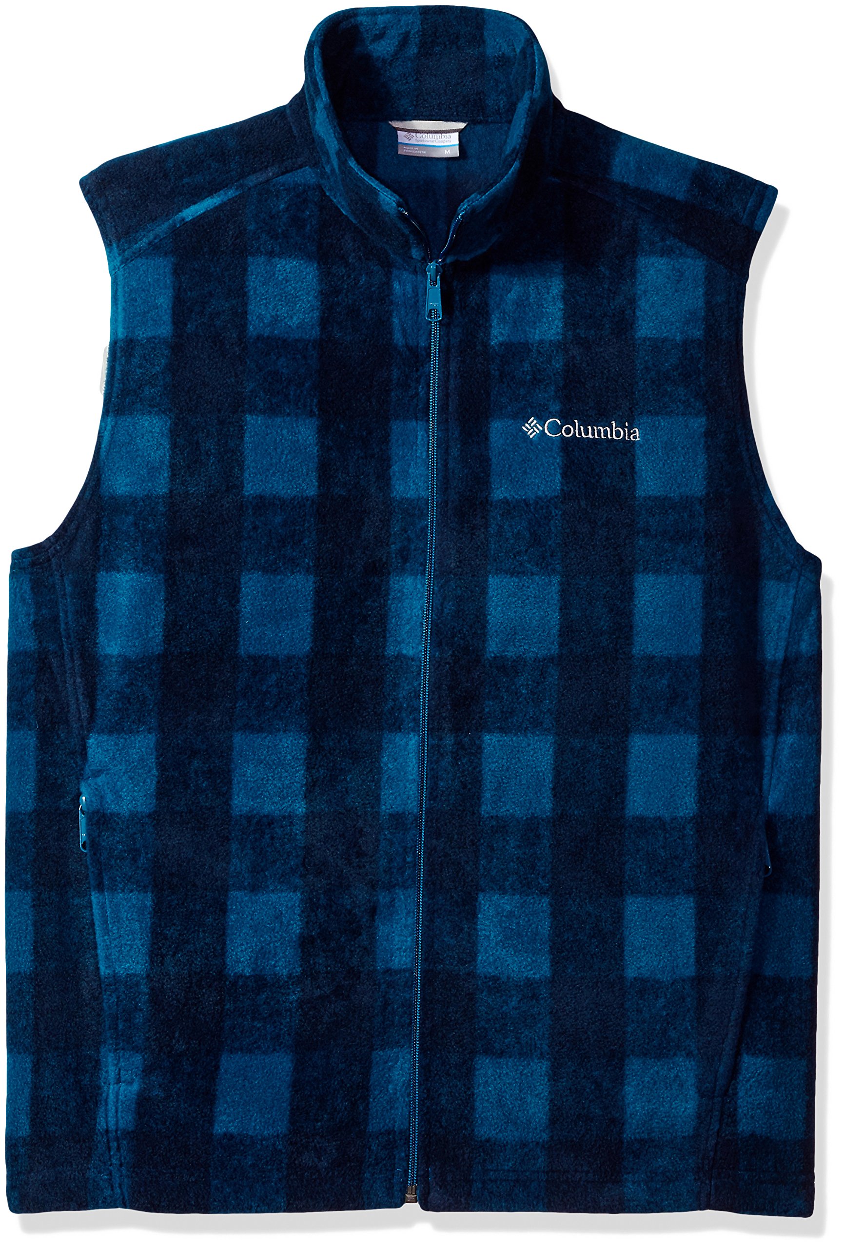 columbia buffalo plaid vest